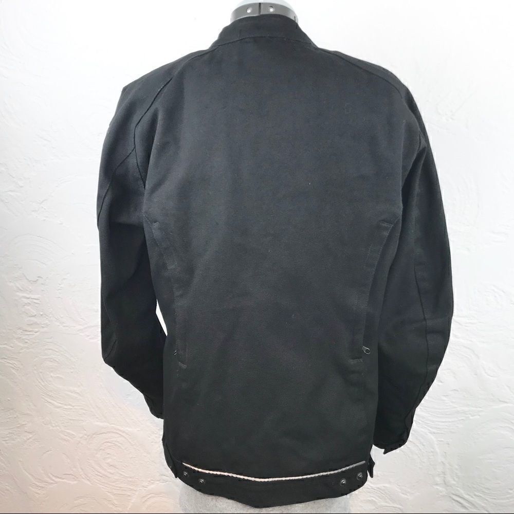 Speed & Strength black canvas motorcycle jacket-L - Picture 4 of 8